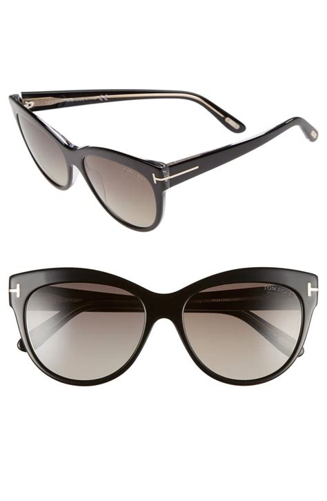 tom ford lily 56mm polarized cat eye sunglasses